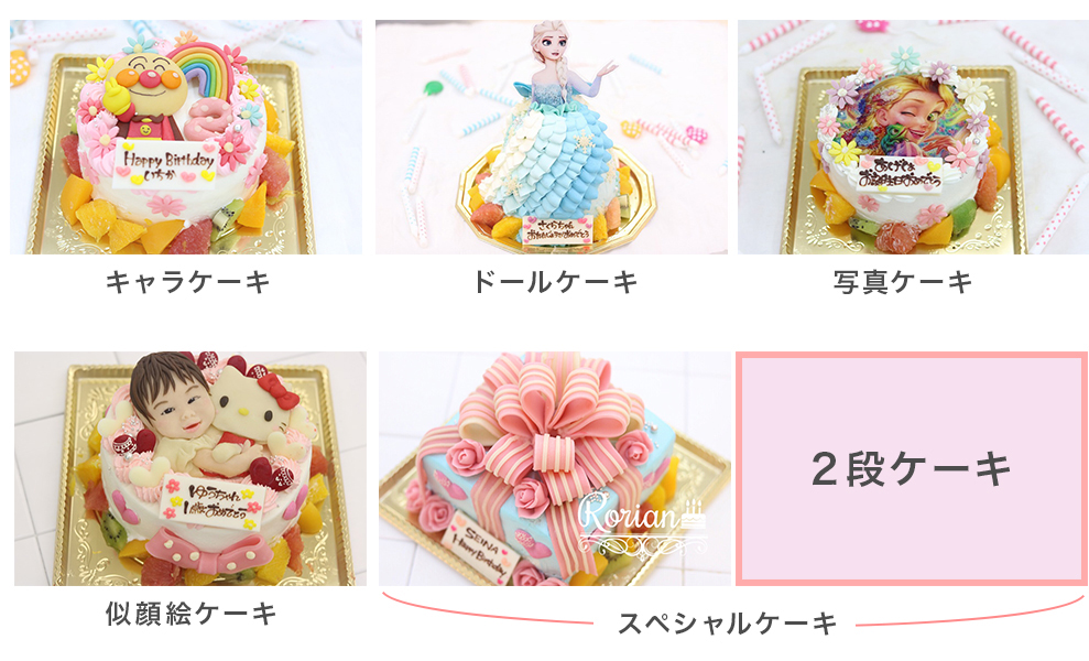 ケーキタイプ参考